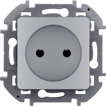 Розетка 1-м СП Inspiria 16А IP20 250В 2P механизм алюм. Leg 673712 Розетка 1-м СП Inspiria 16А IP20 250В 2P механизм алюм. Leg 673712